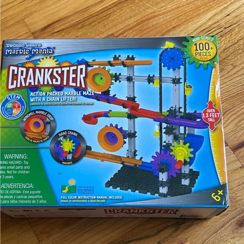 Marble Mania Crankster - Multicolor Marble Maze